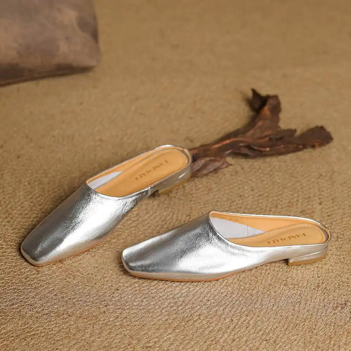 Matera Leather Mules