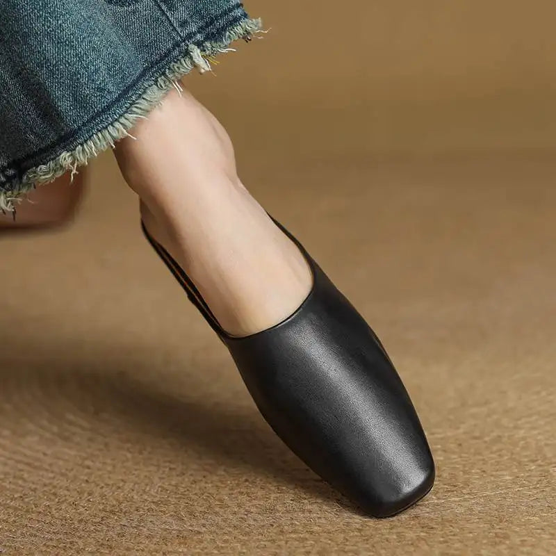 Matera Leather Mules