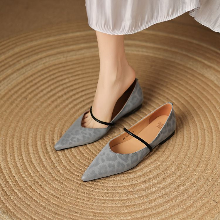 Lusia Leather Flats