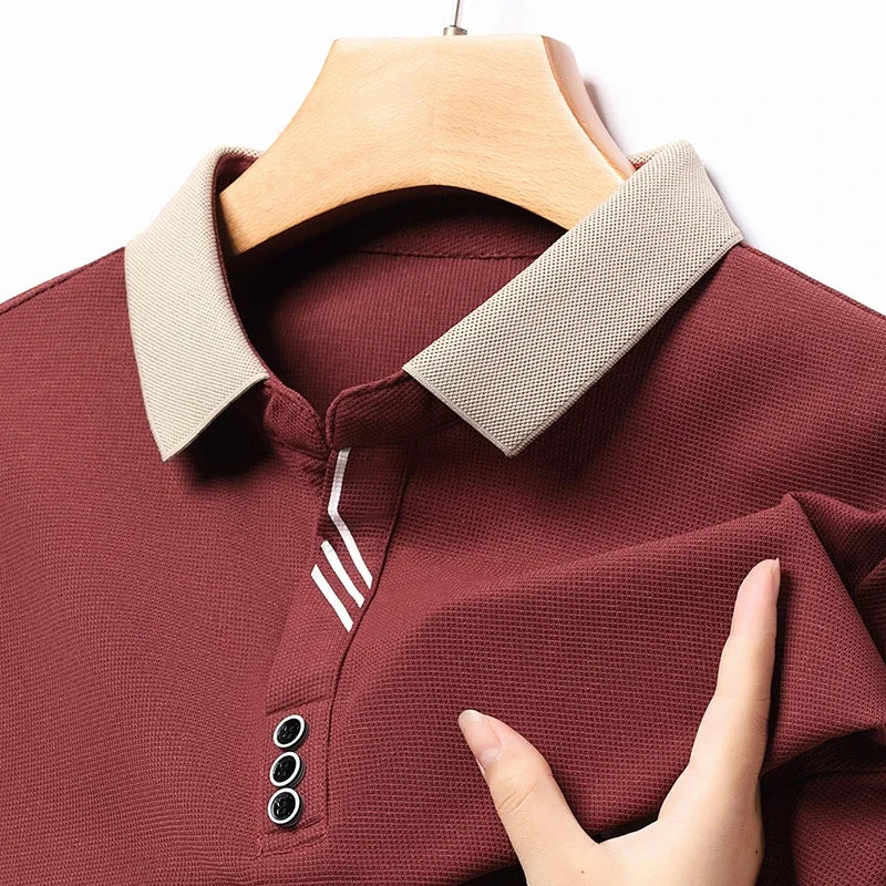 Belmont Long-Sleeve Polo Shirt