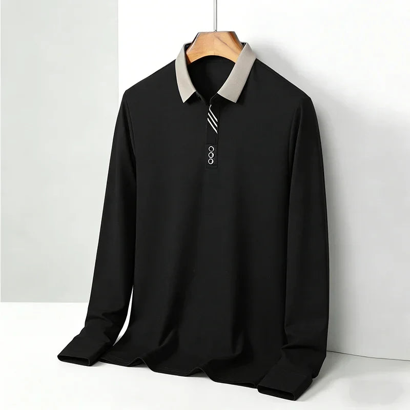 Belmont Long-Sleeve Polo Shirt