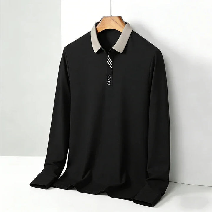 Belmont Long-Sleeve Polo Shirt