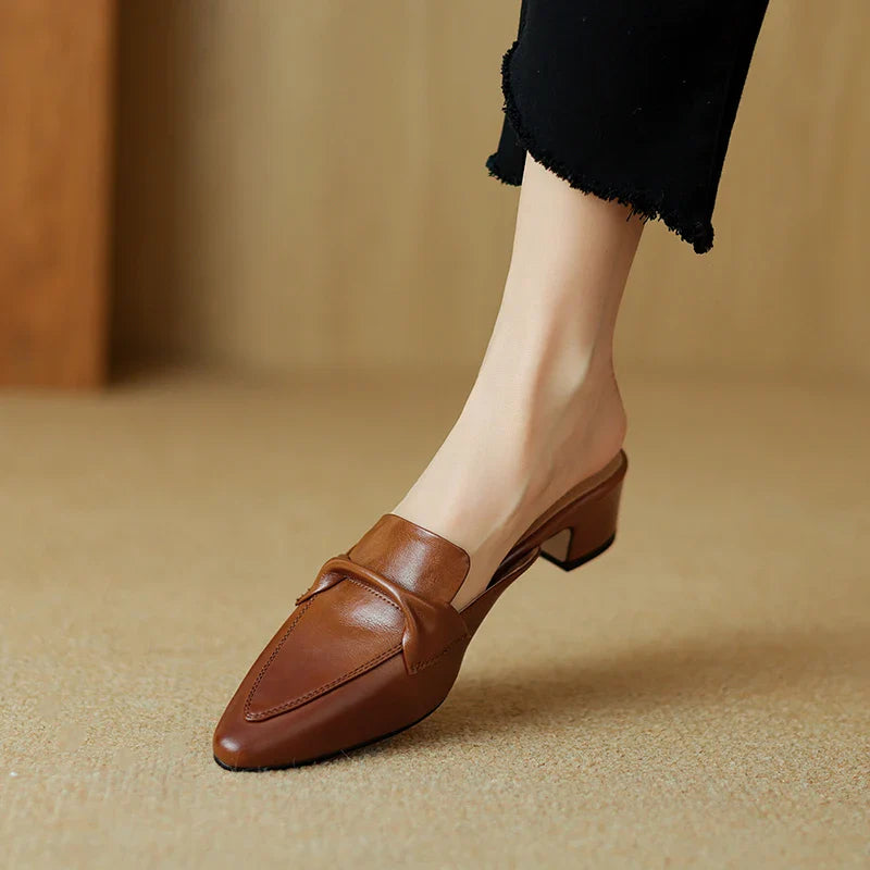 Antonia Leather Mules
