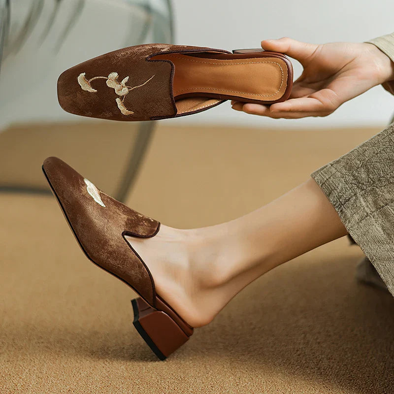 Solea Velvet Mules