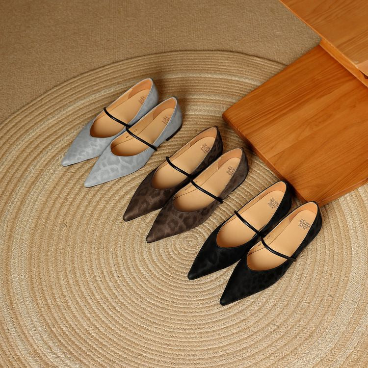 Lusia Leather Flats