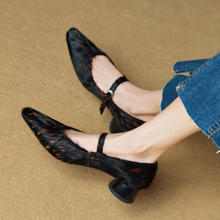 Amari Faux Fur Heels