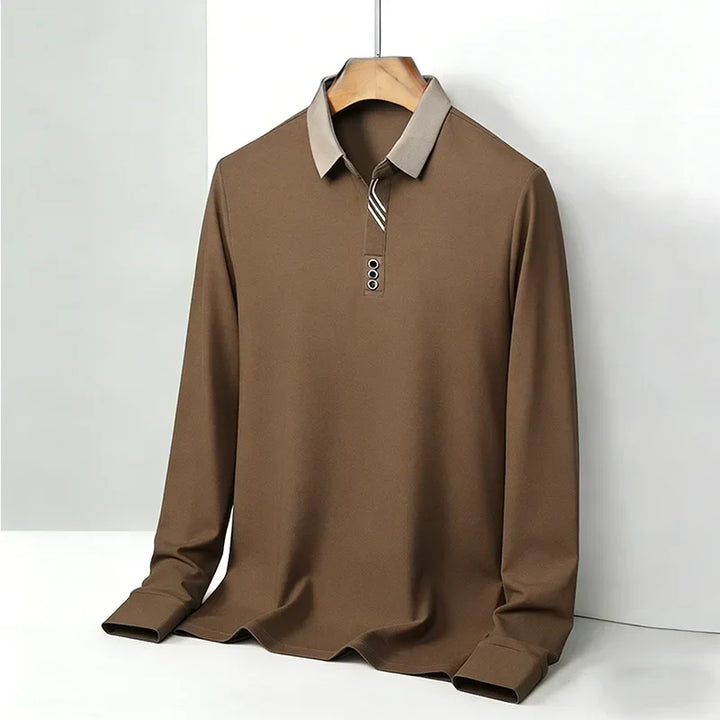 Belmont Long-Sleeve Polo Shirt
