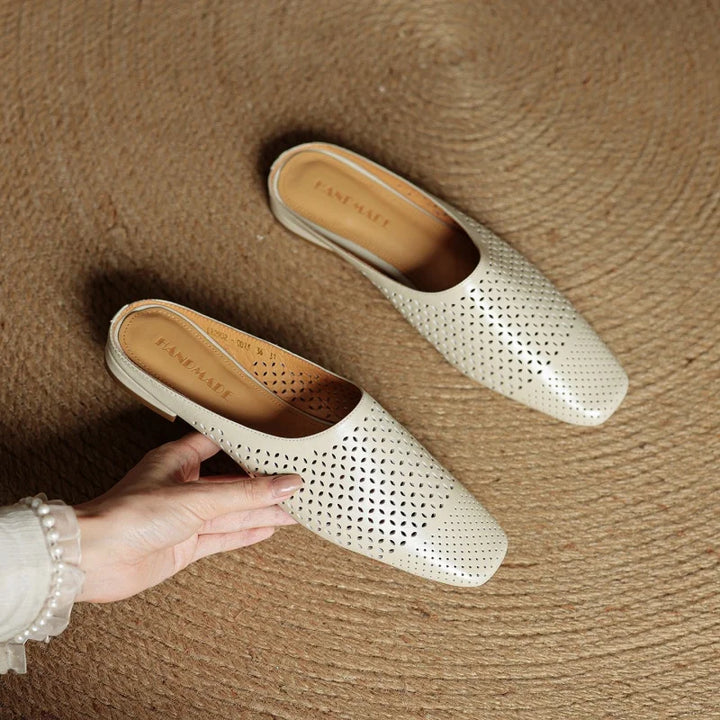 Mabel Leather Mules