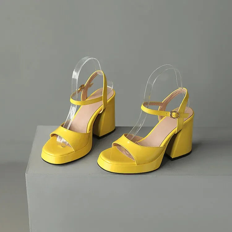 Estella Gloss Heels