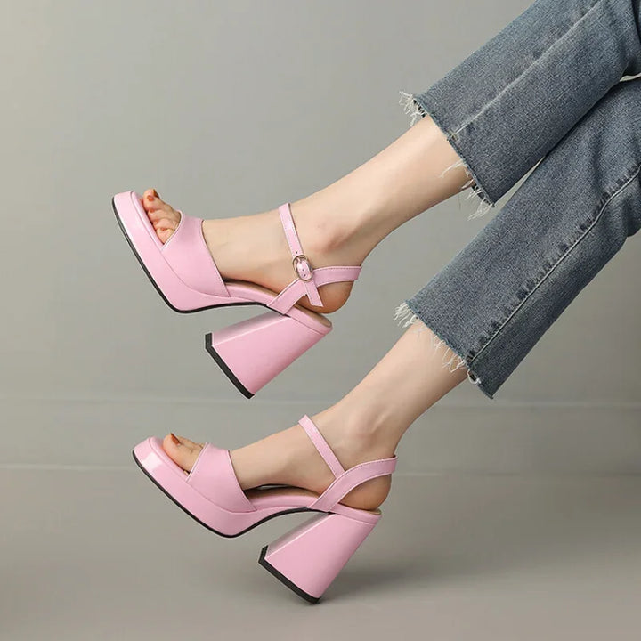 Estella Gloss Heels