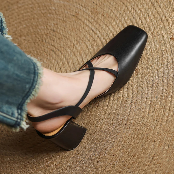 Paloma Leather Heels