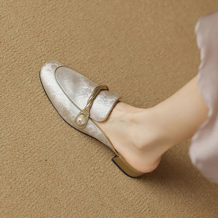 Monet Satin Mules