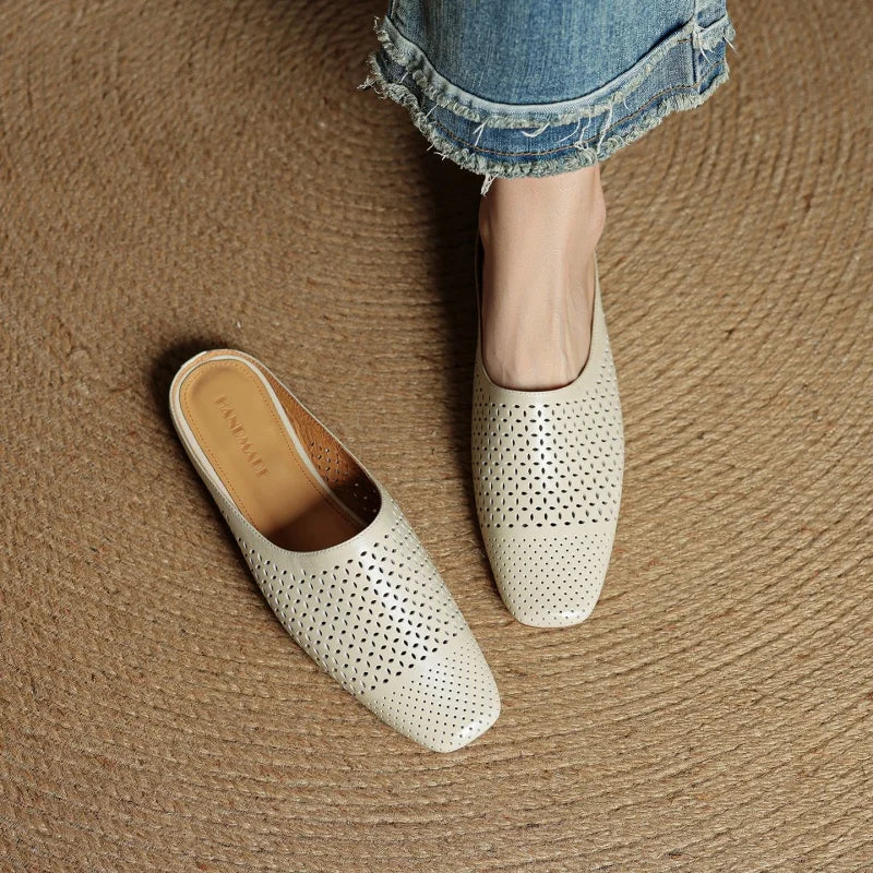Mabel Leather Mules