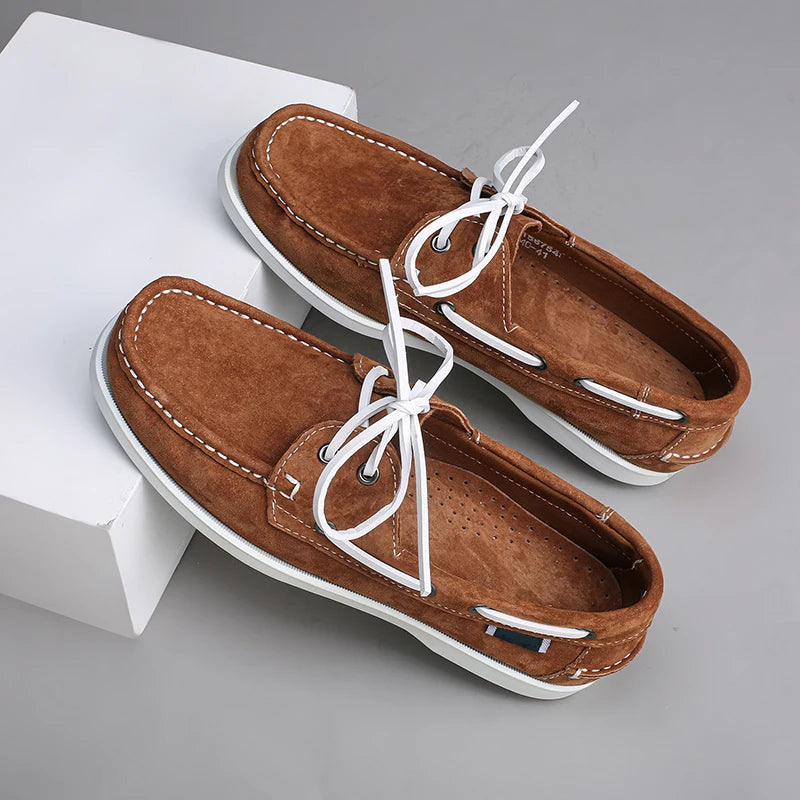 Atlas Suede Boat Shoes