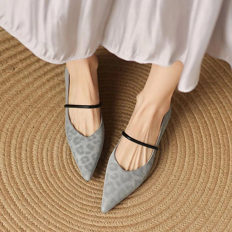 Lusia Leather Flats