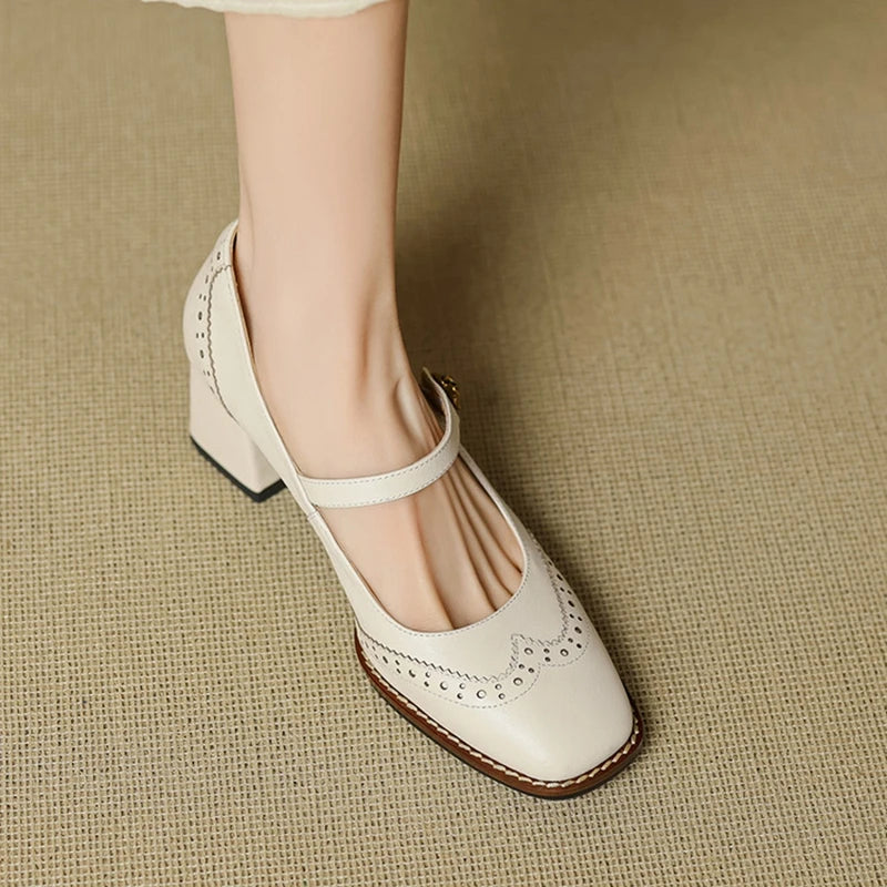 Nerana Leather Heels