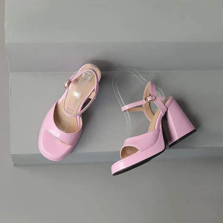 Estella Gloss Heels