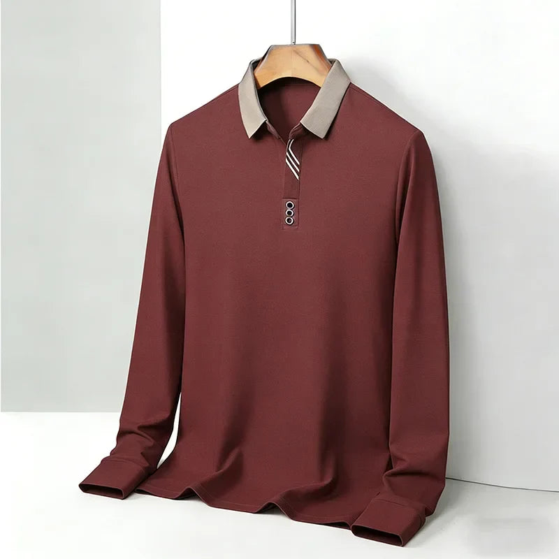 Belmont Long-Sleeve Polo Shirt