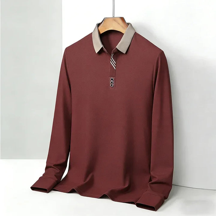 Belmont Long-Sleeve Polo Shirt