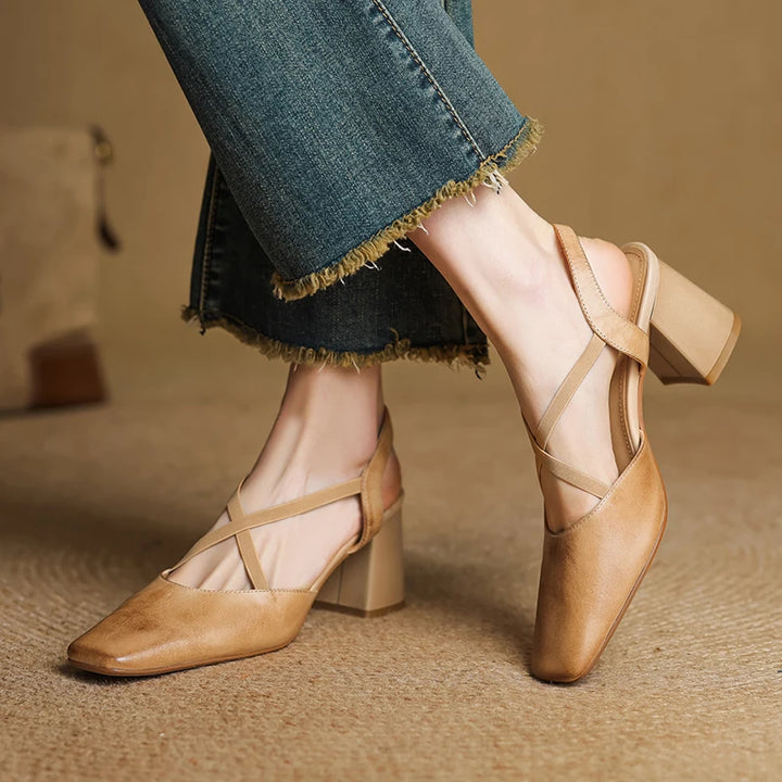 Paloma Leather Heels