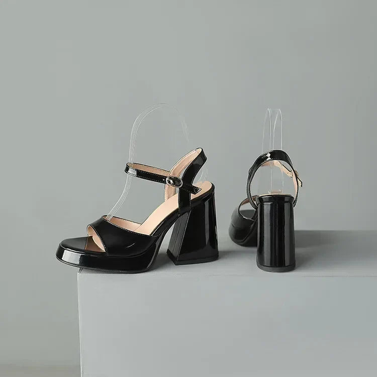 Estella Gloss Heels