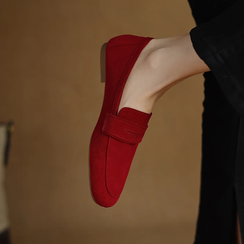 Elara Suede Loafers