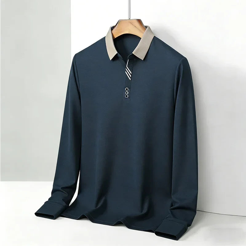 Belmont Long-Sleeve Polo Shirt
