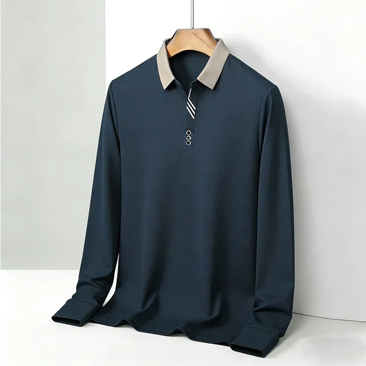 Belmont Long-Sleeve Polo Shirt