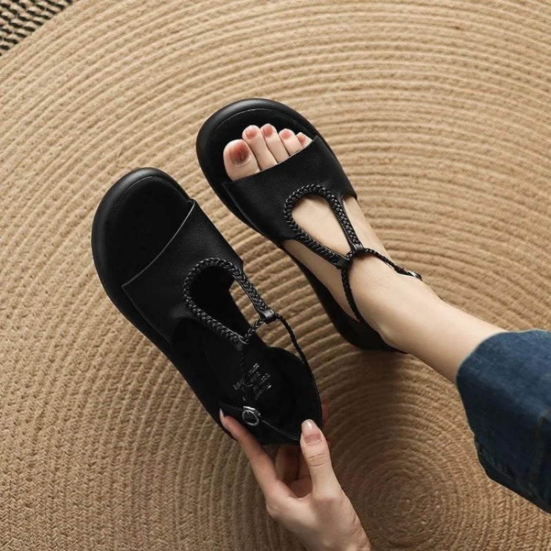 Caleta Leather Sandals