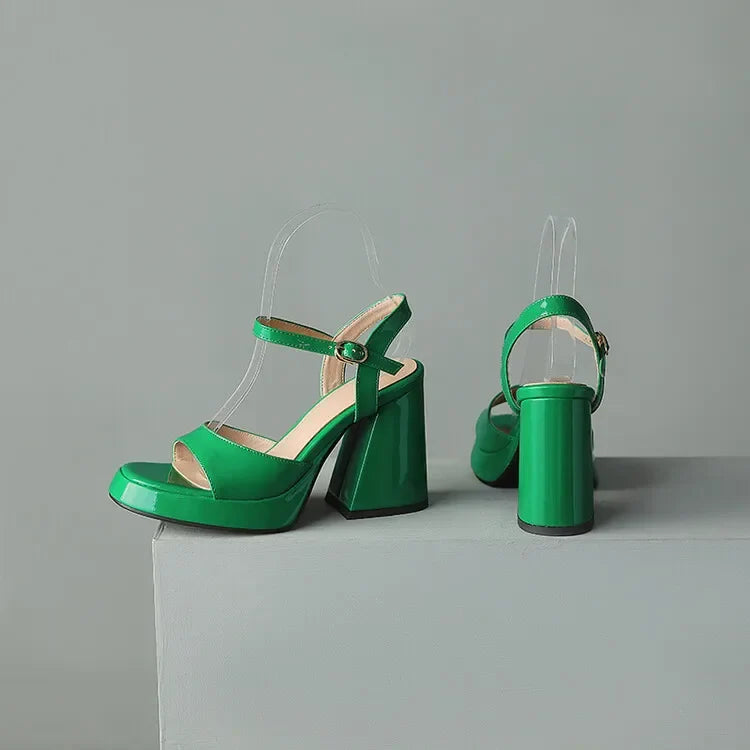 Estella Gloss Heels