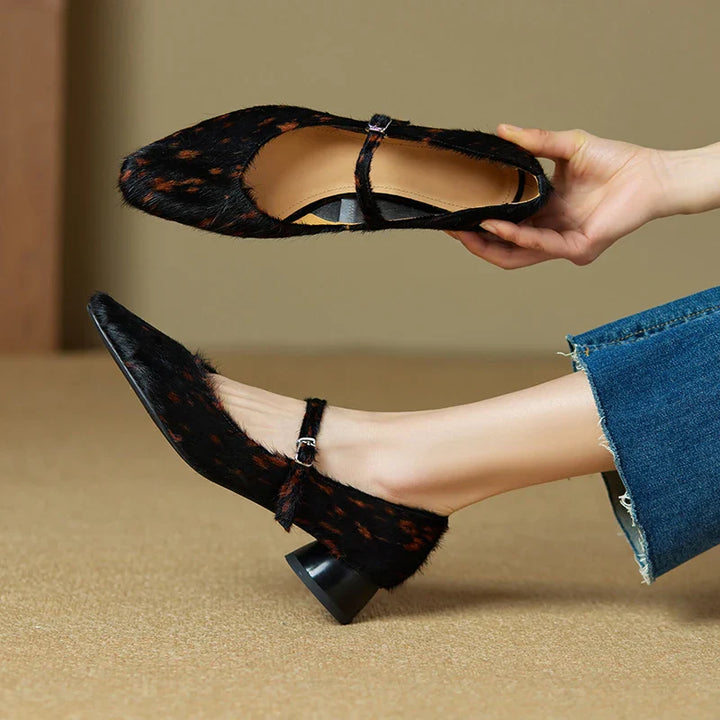 Amari Faux Fur Heels