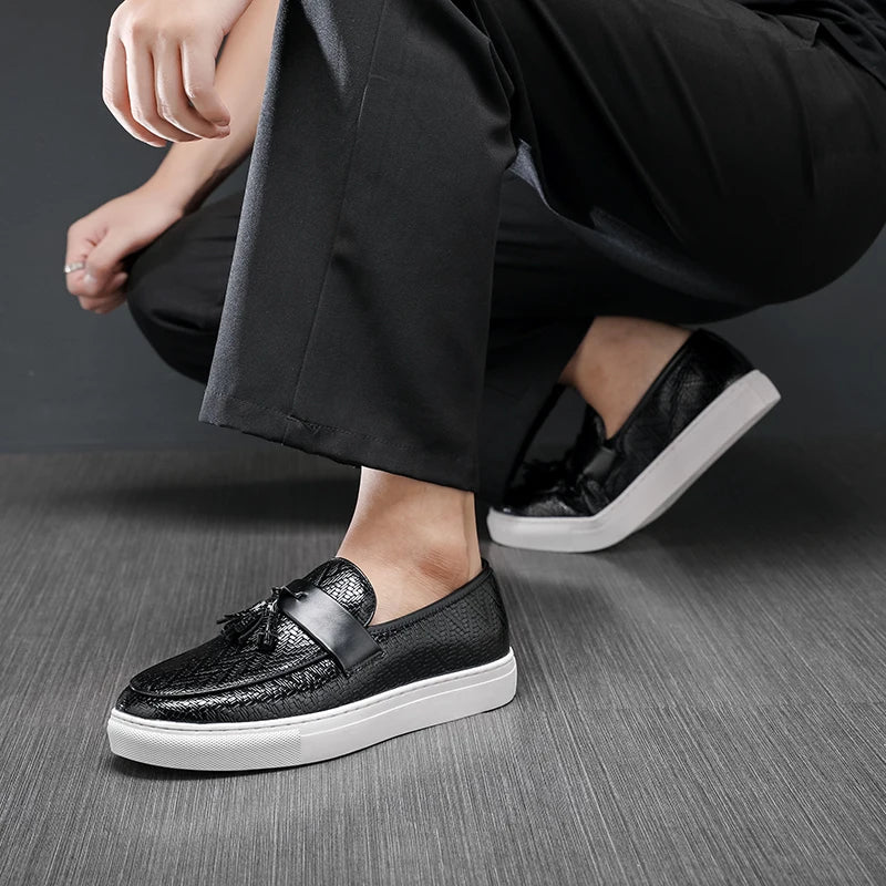 Marcelli Leather Loafers