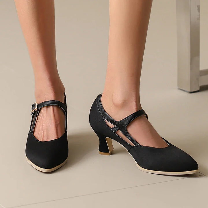Charlotte Suede Heels