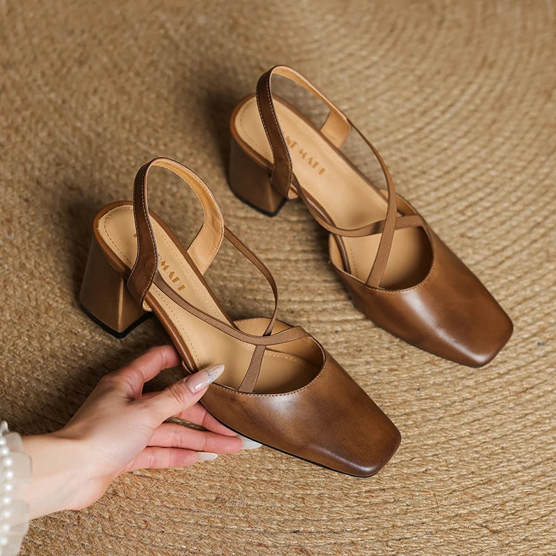 Paloma Leather Heels