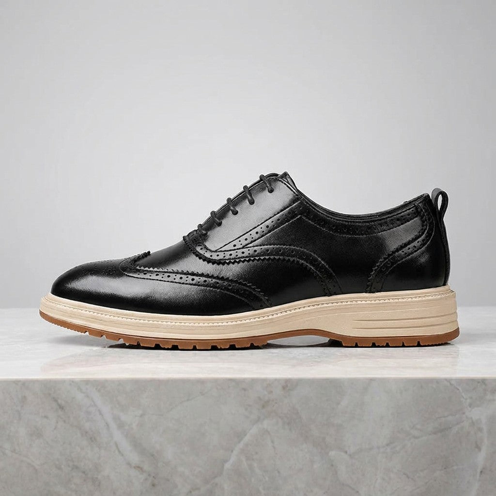 Brescia Brogue Sneakers — Black, ALT_STUDIO