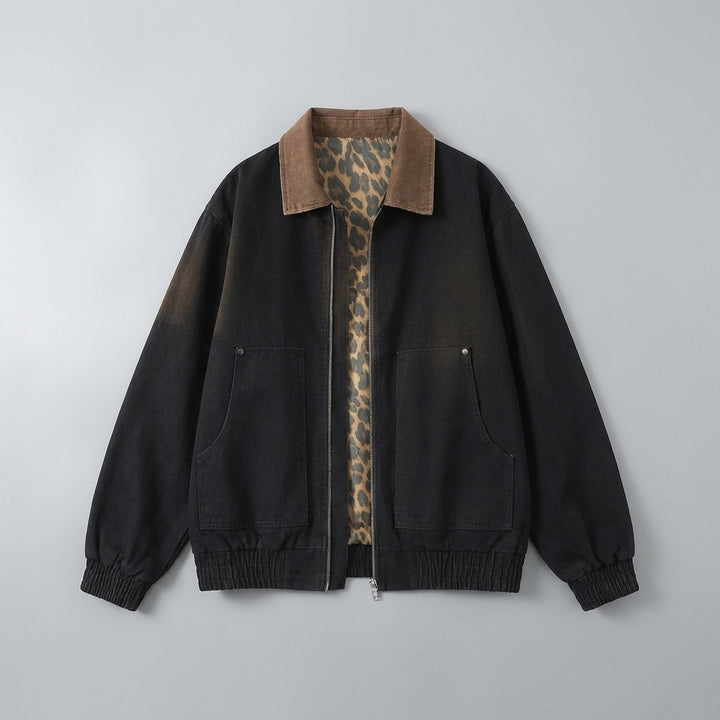 Brindisi Cotton Jacket — Black, FLAT_LAY_FRONT