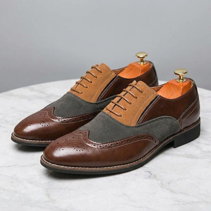 Vercelli Wingtip Oxfords — Brown, hero studio