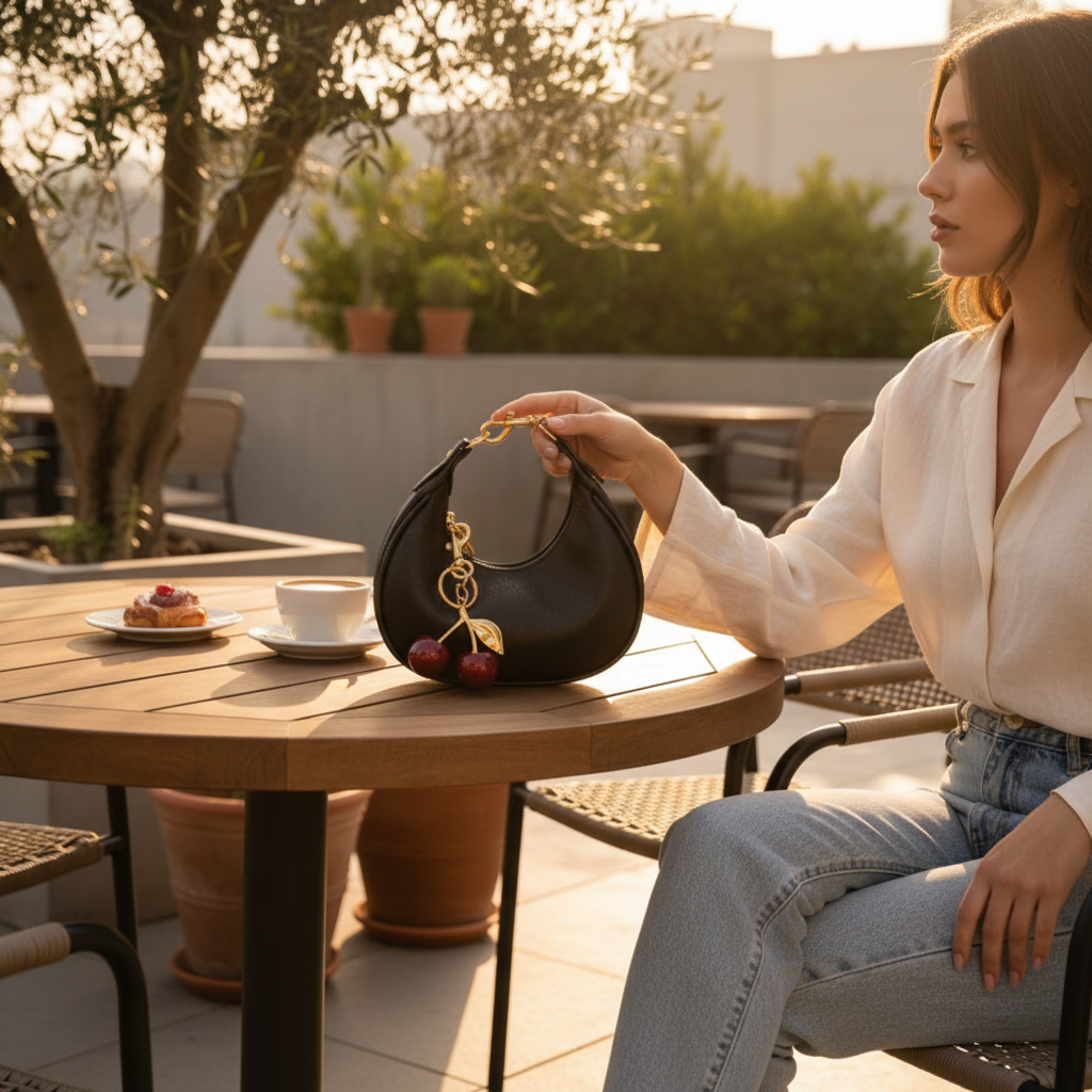 Luciena Cherry Shoulder Bag