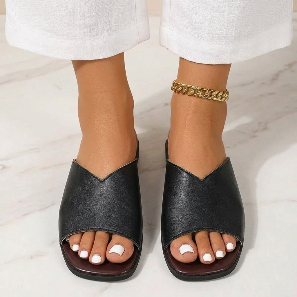 Palmer Leather Flats