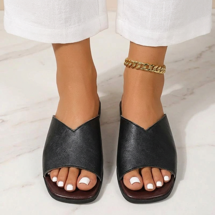 Palmer Leather Flats