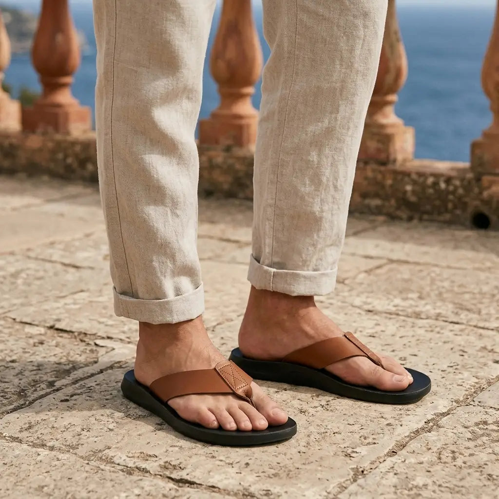 Praiano Leather Sandals