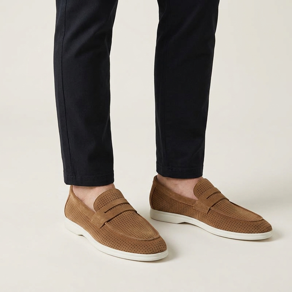 Bordena Suede Loafers