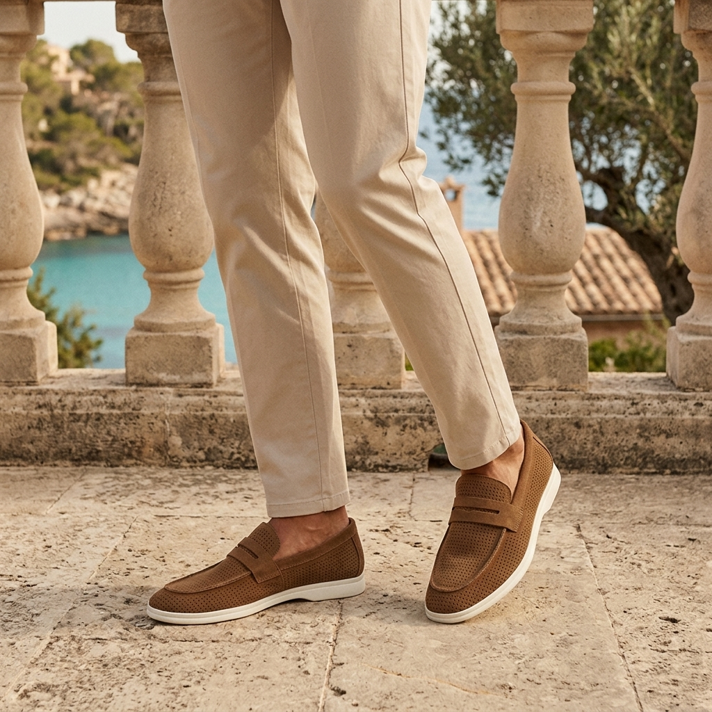 Bordena Suede Loafers