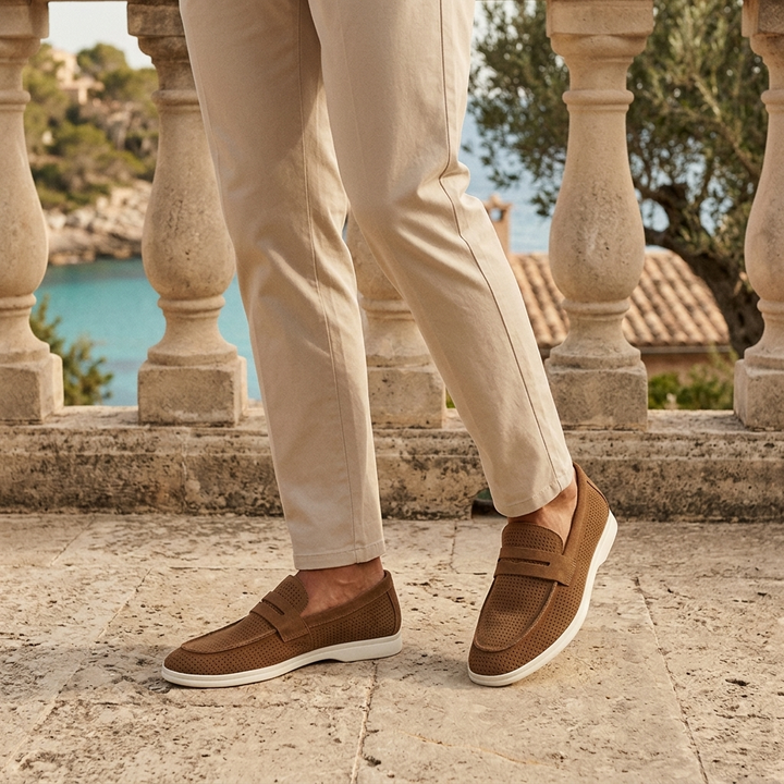 Bordena Suede Loafers