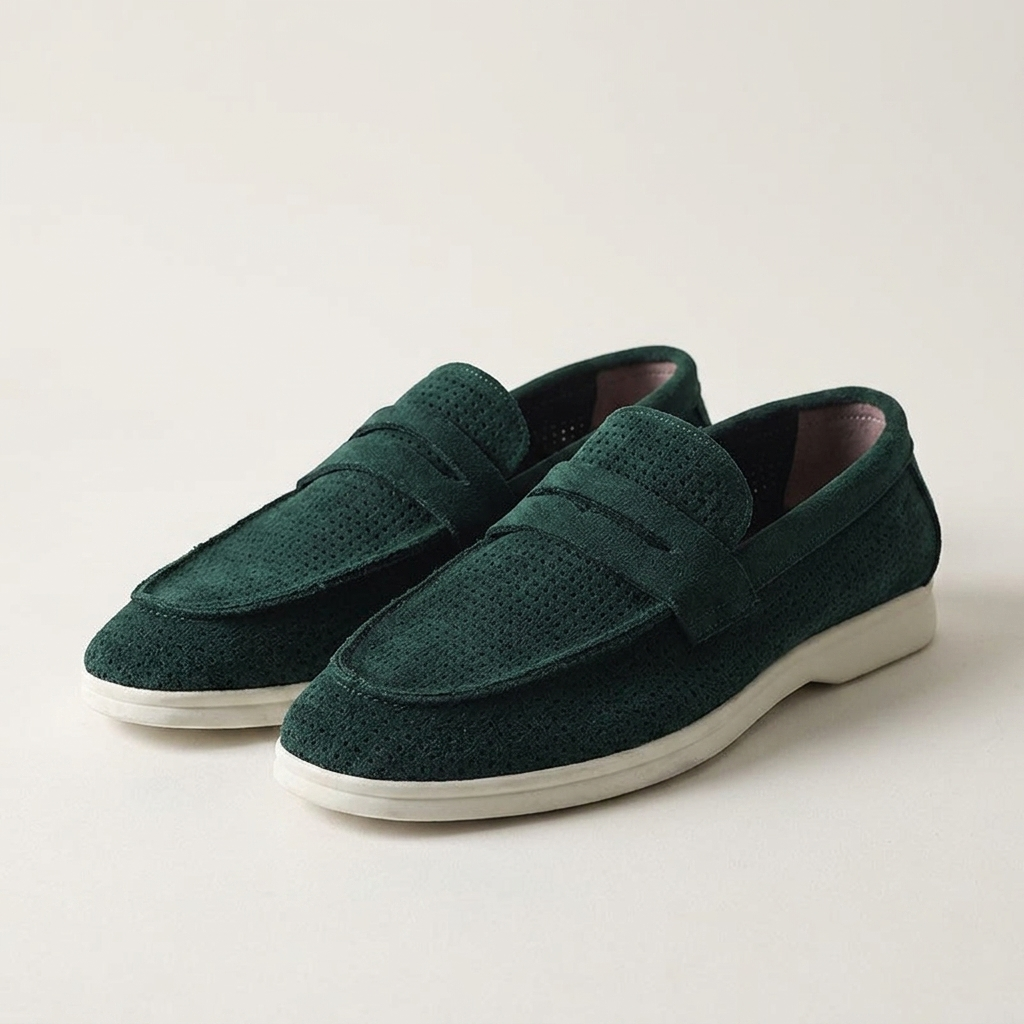 Bordena Suede Loafers