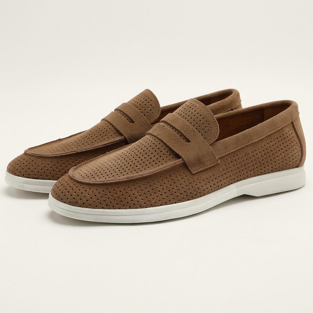 Bordena Suede Loafers