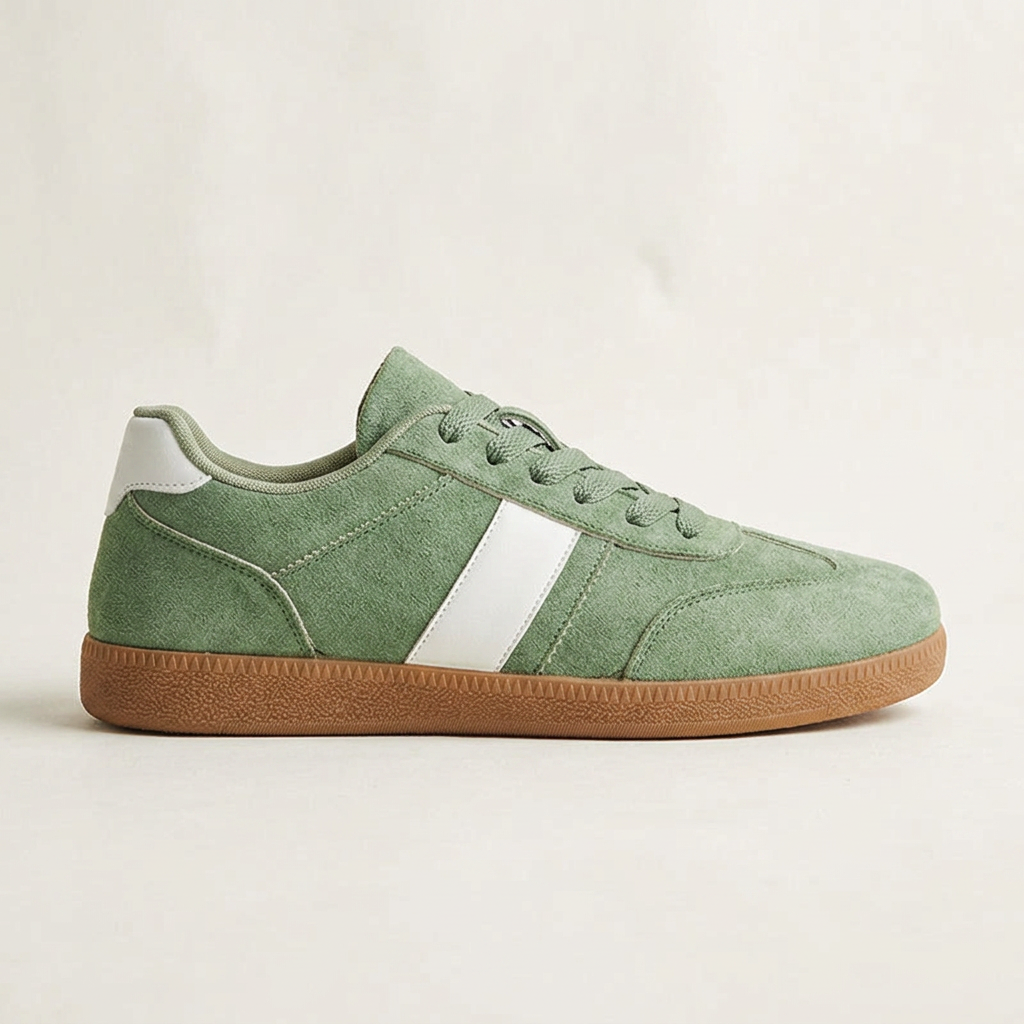 Scilla Suede Sneakers — Sage