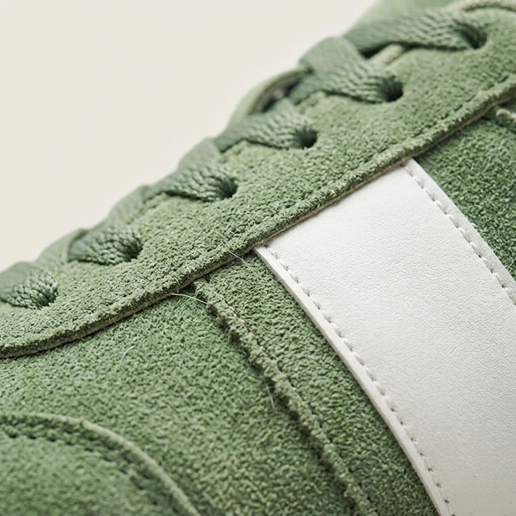Scilla Suede Sneakers — Sage