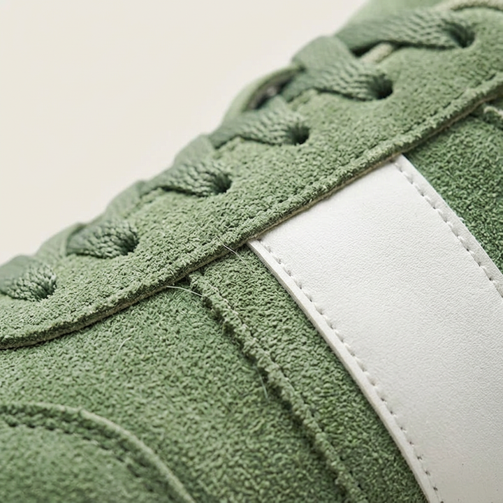 Scilla Suede Sneakers — Sage