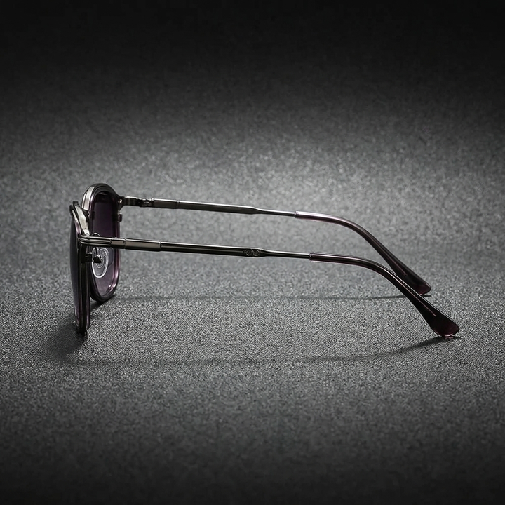 Sperlonga Metal Sunglasses — Gunmetal, alternate profile